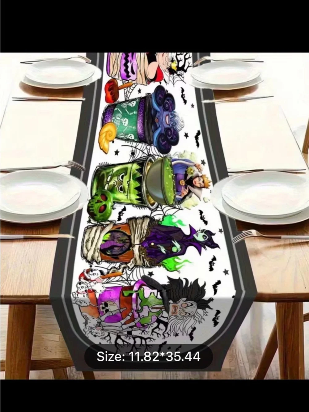 Villains Drink Table Runner